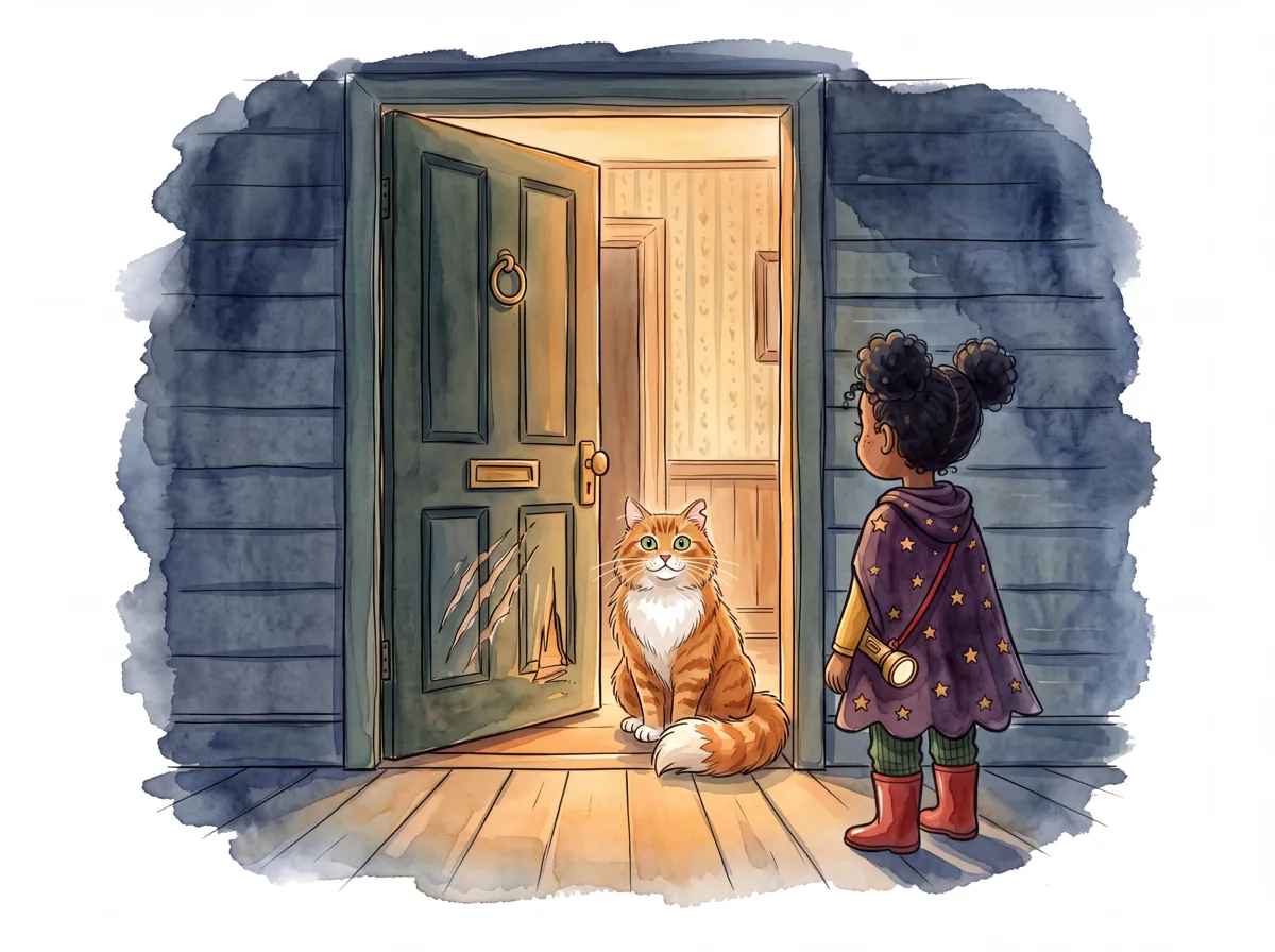 Illustration from Nobody Knocks on That House