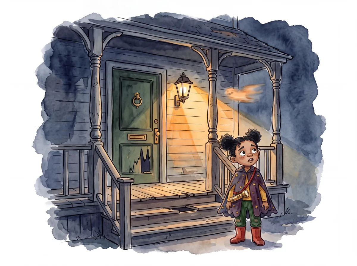 Illustration from Nobody Knocks on That House